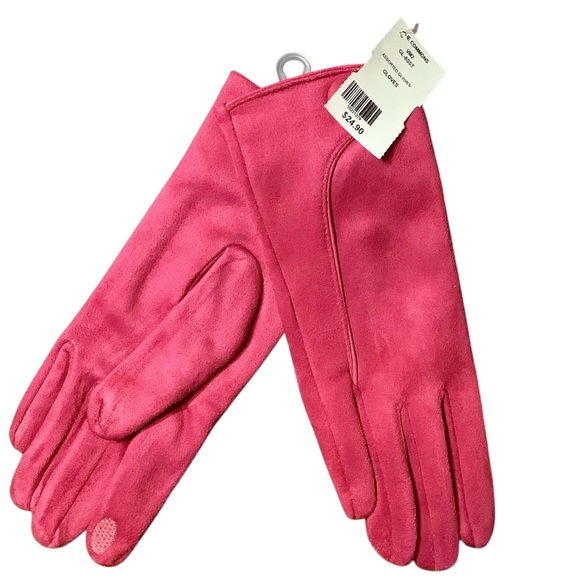 NWT Raspberry Fashion Gloves - Picture 2 of 2